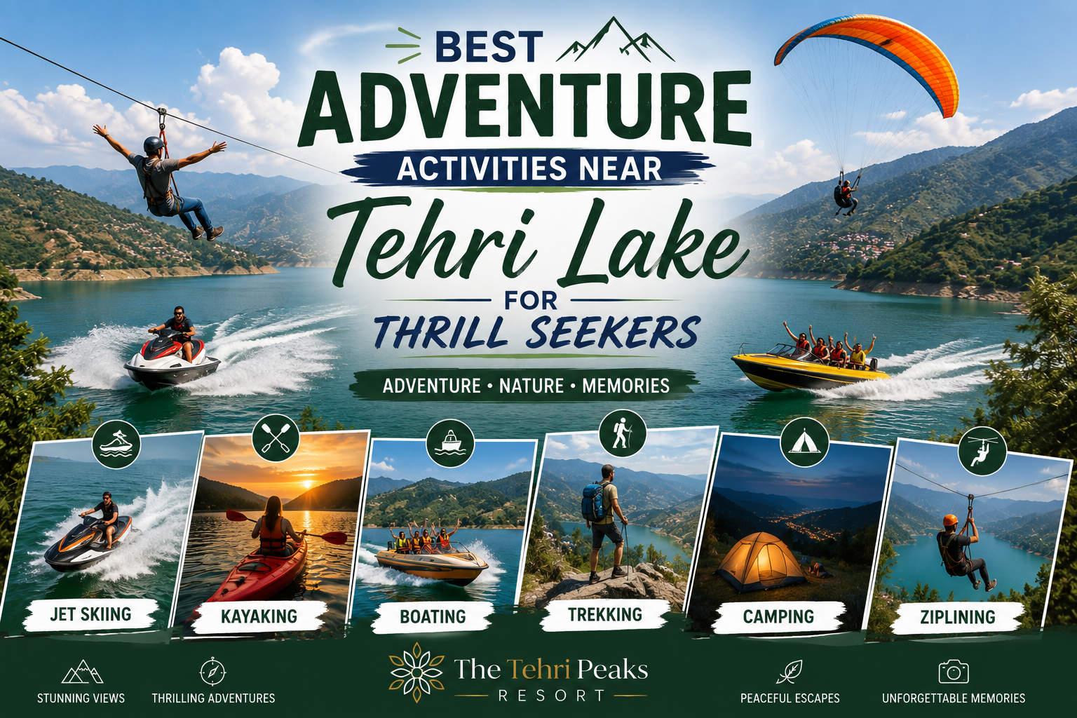 Best Adventure Activities Near Tehri Lake for Thrill Seekers