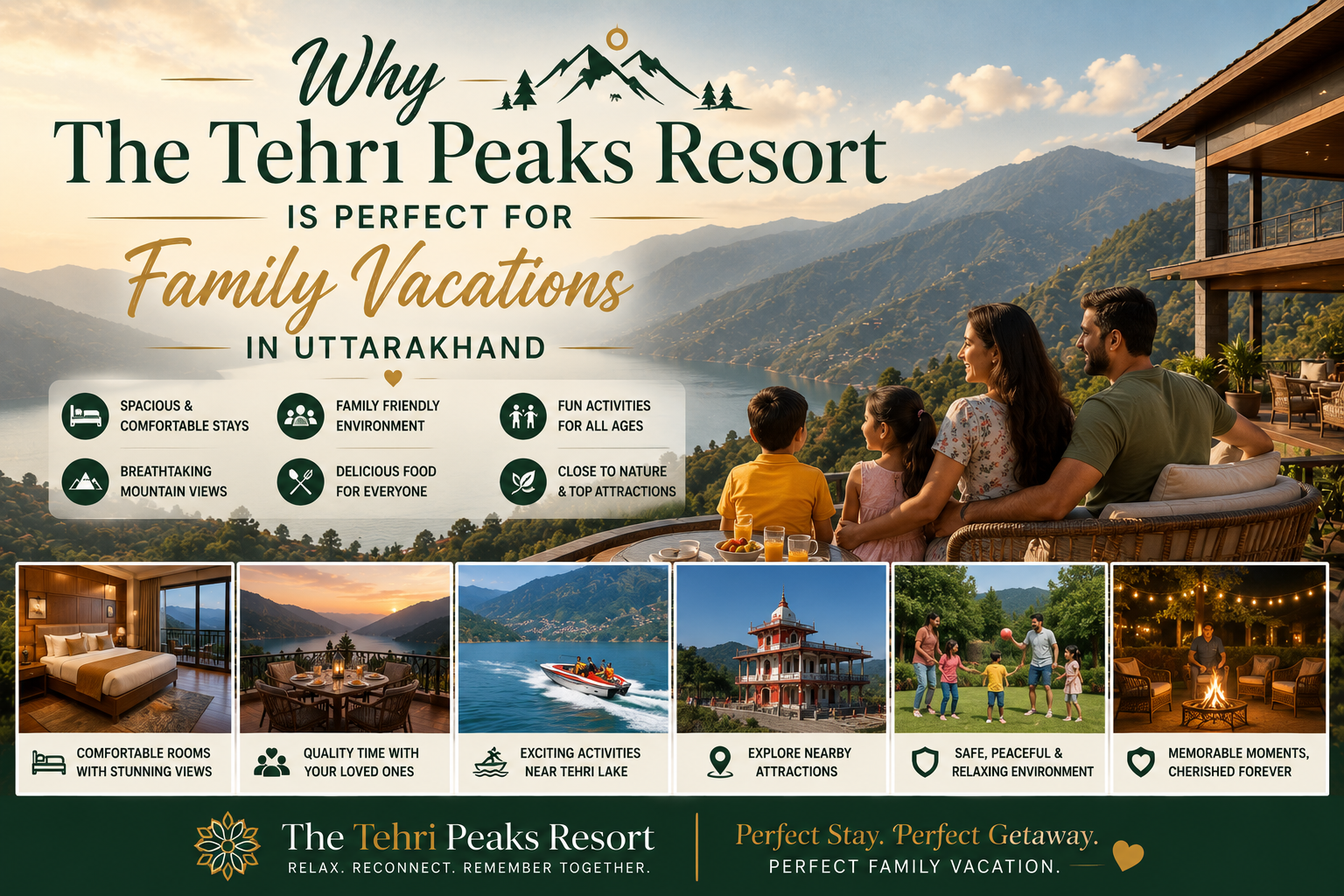 Why The Tehri Peaks Resort is Perfect for Family Vacations in Uttarakhand